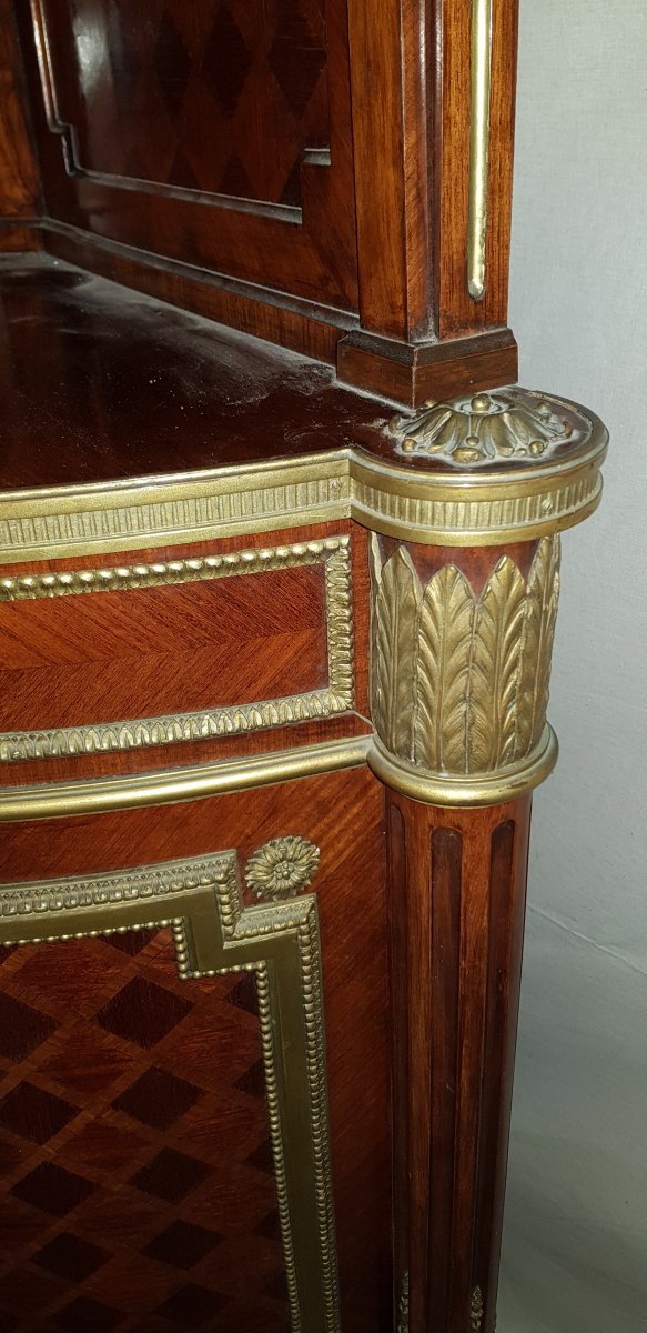 Angle Cabinet In The Louis XVI Style End XIX.-photo-1