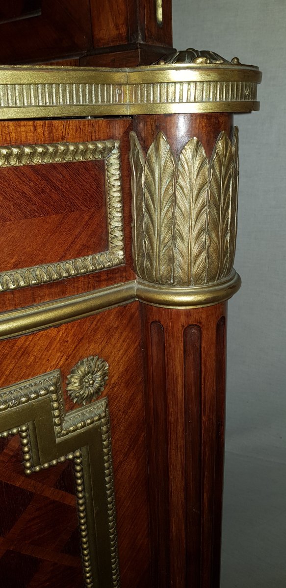 Angle Cabinet In The Louis XVI Style End XIX.-photo-2