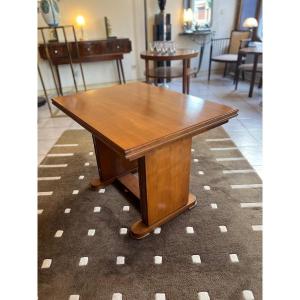 Late Art Deco (1945) Walnut Transforming Table By Wilhelm Renz (deco Coffee Table) 