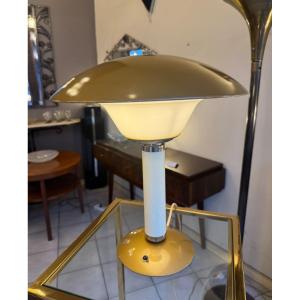 Art Deco Jumo 350 Lamp / Late 40s / Metal And Perspex (art Deco Lamps 1930)