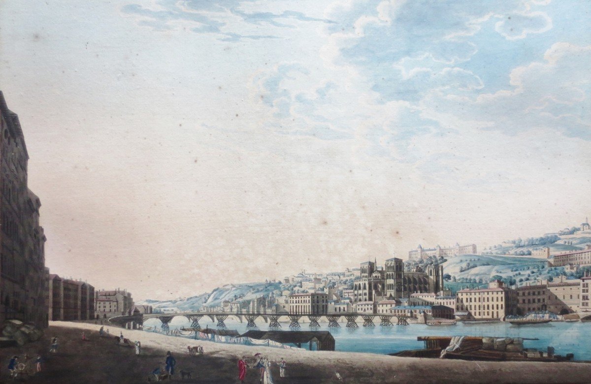 Views Of Lyon, Early Nineteenth Century.-photo-2