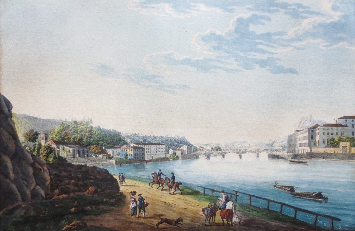 Views Of Lyon, Early Nineteenth Century.-photo-3