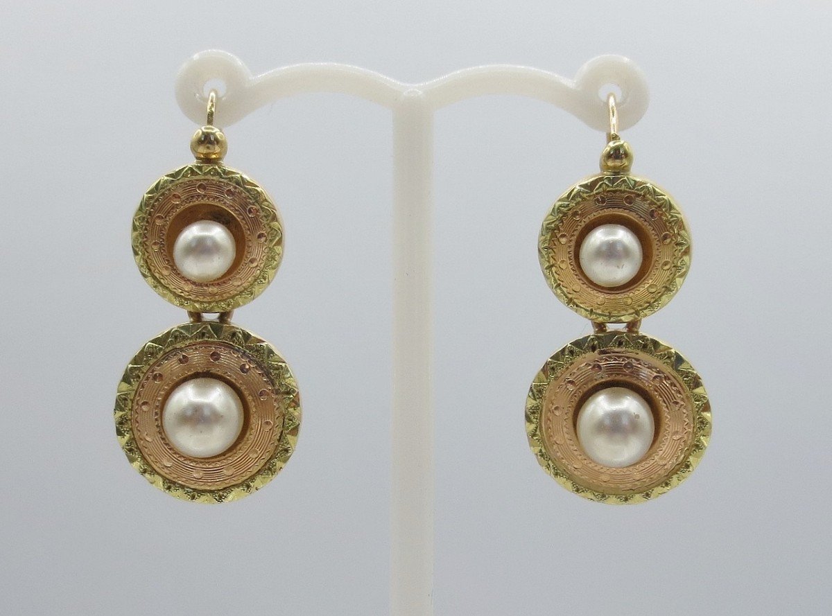 Boucles  d'Oreille  En Or. 