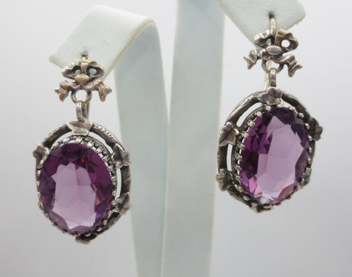 Earrings, Late 19th Century.