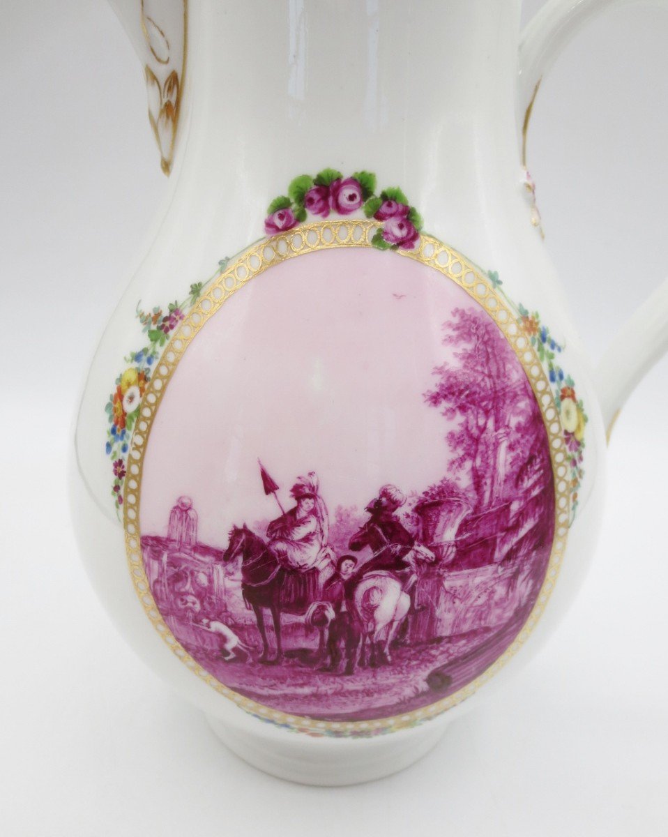 Meissen Porcelain Jug, 18th Century.-photo-3