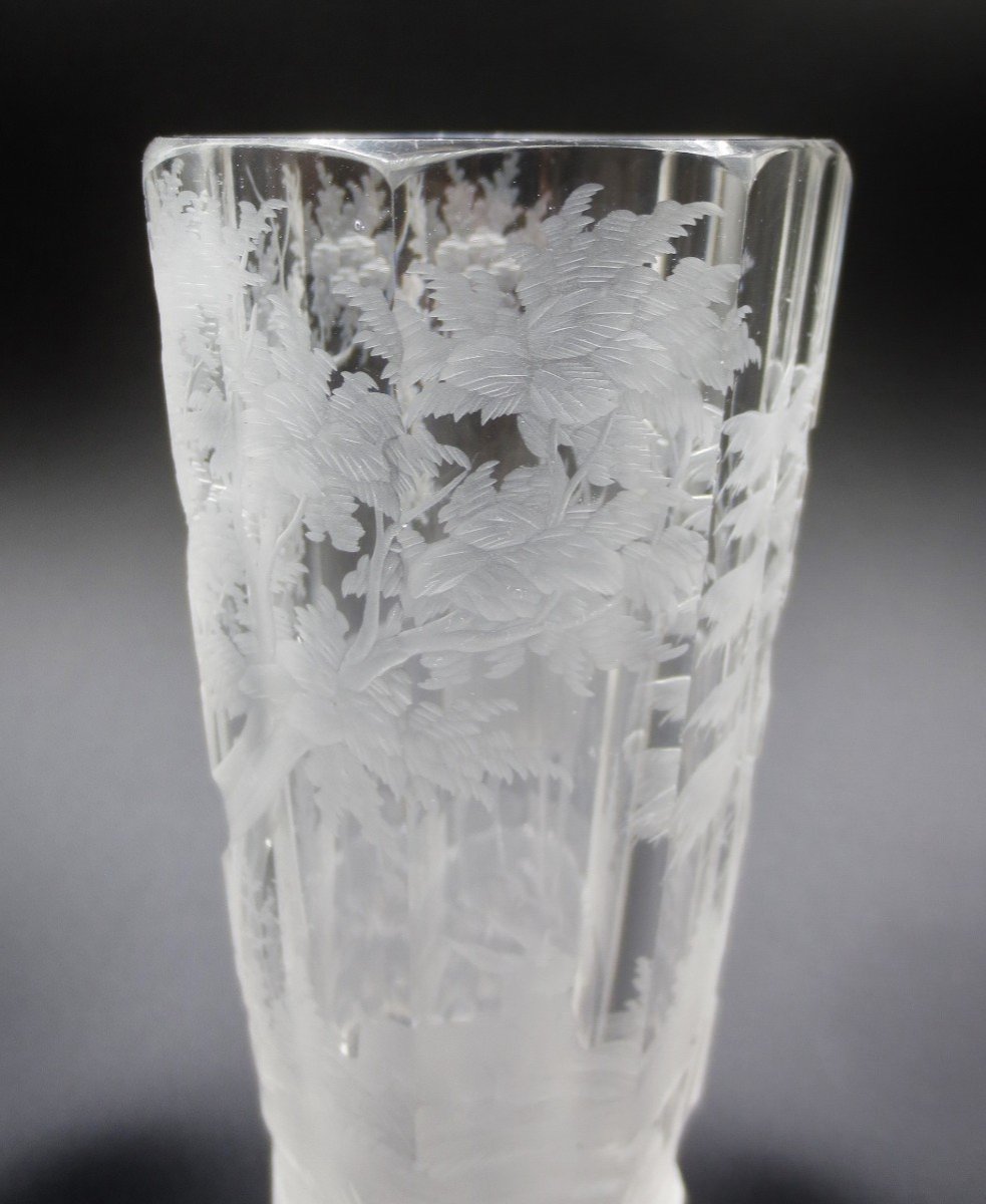 Bohemian Crystal Glass. Nineteenth Century.-photo-3