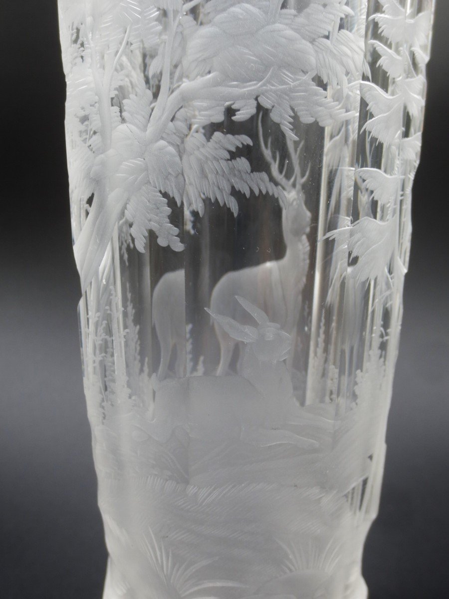 Bohemian Crystal Glass. Nineteenth Century.-photo-4