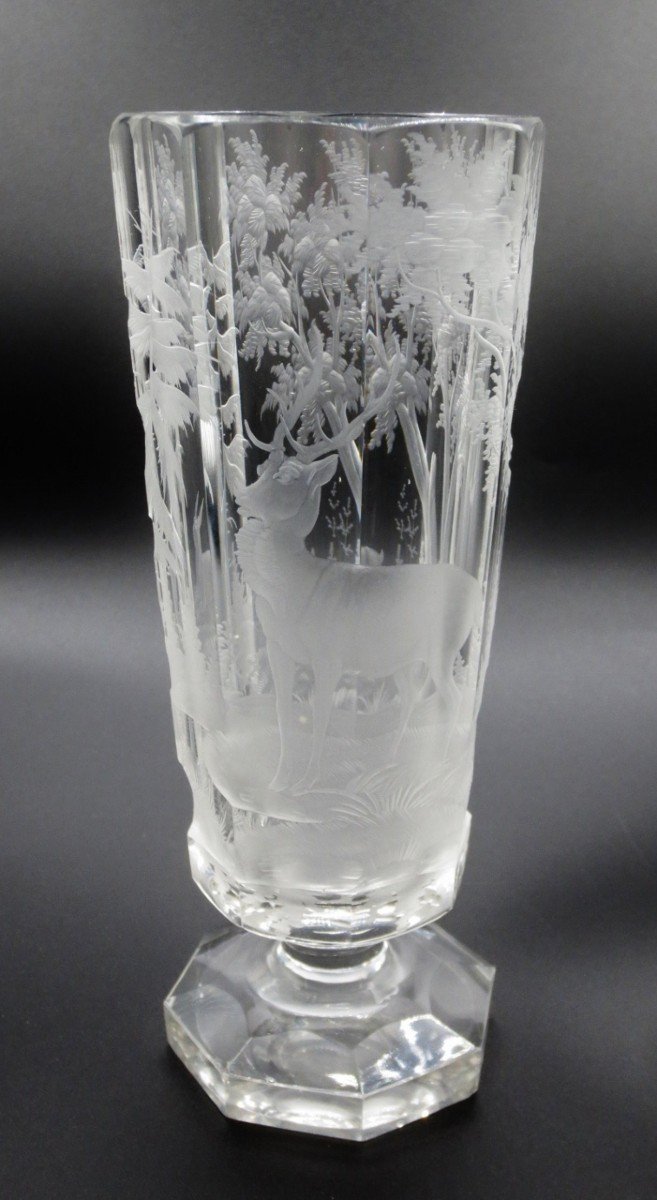 Bohemian Crystal Glass. Nineteenth Century.