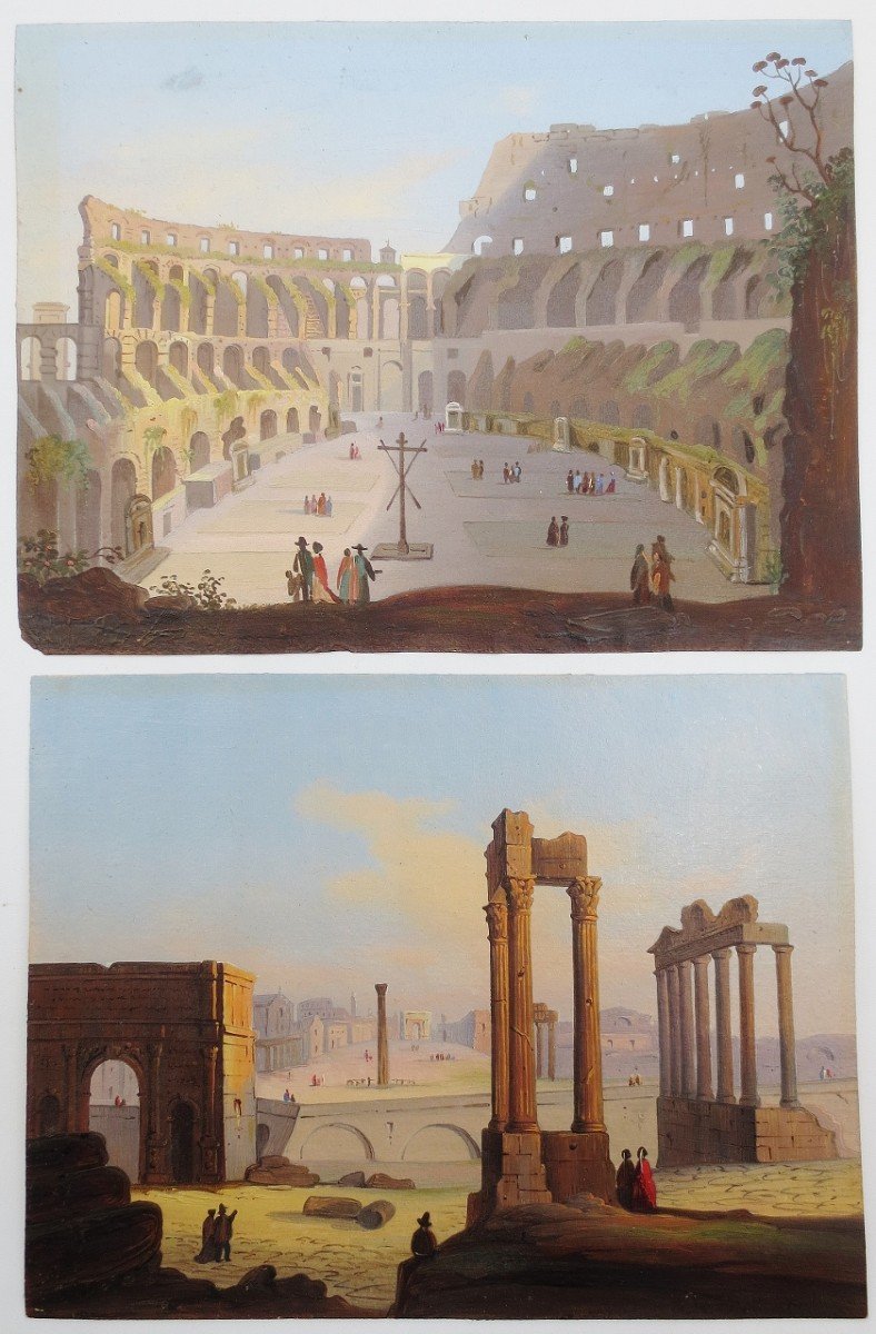 Views Of Rome, 19th Century.-photo-2