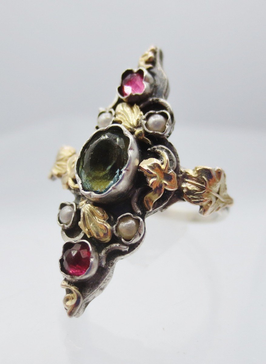  Marquise Ring, 19th Century. -photo-2