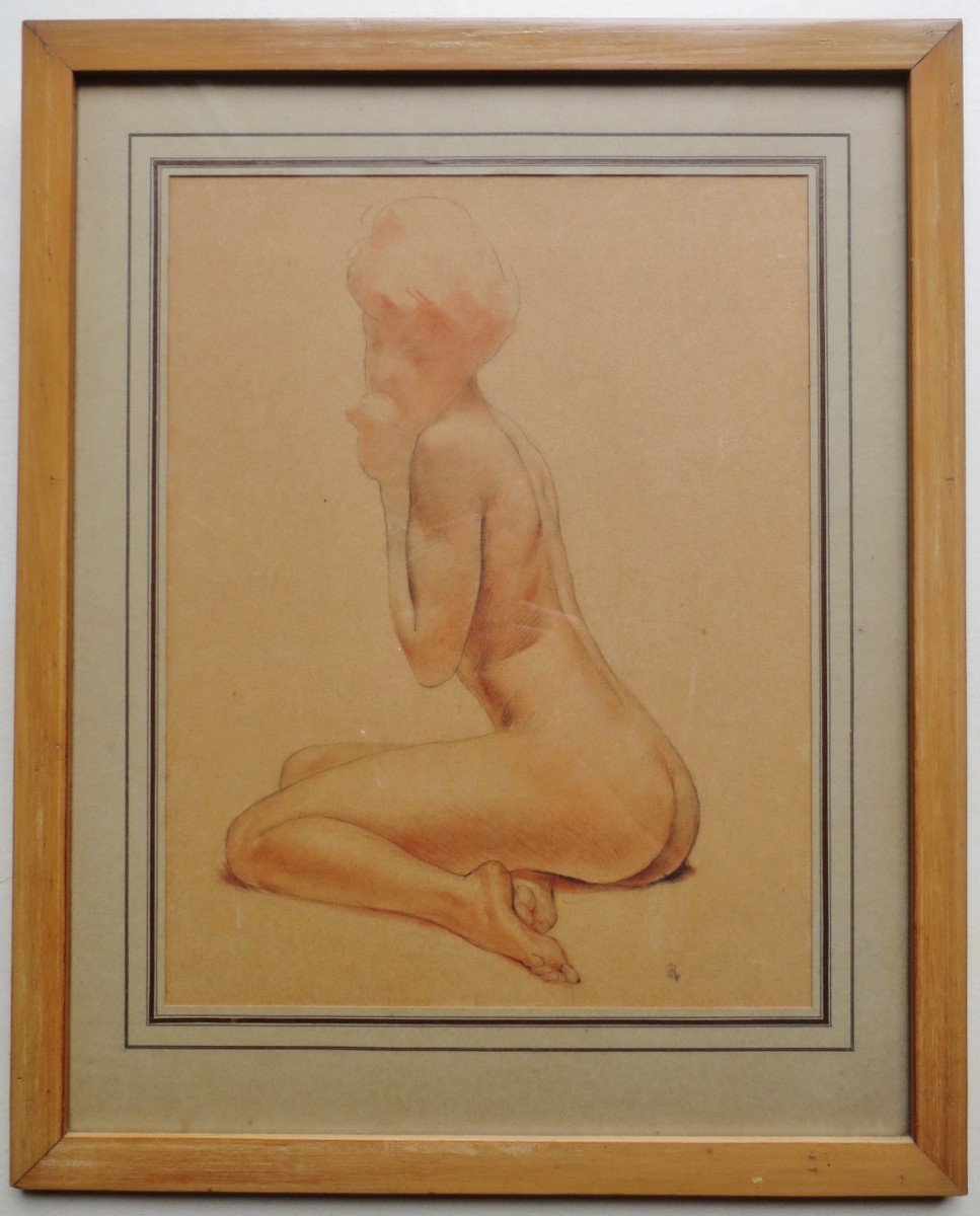 Drawing By René Lelong 1871-1933. 