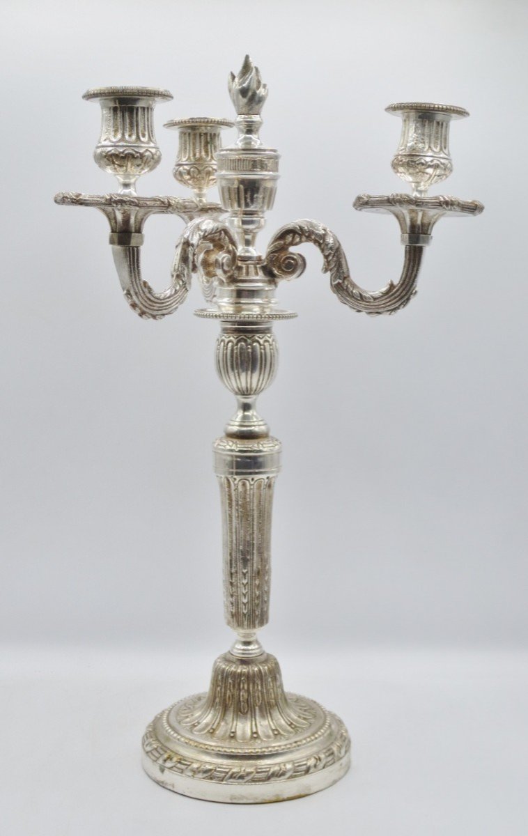 Pair Of Louis XVI Candelabra. -photo-3