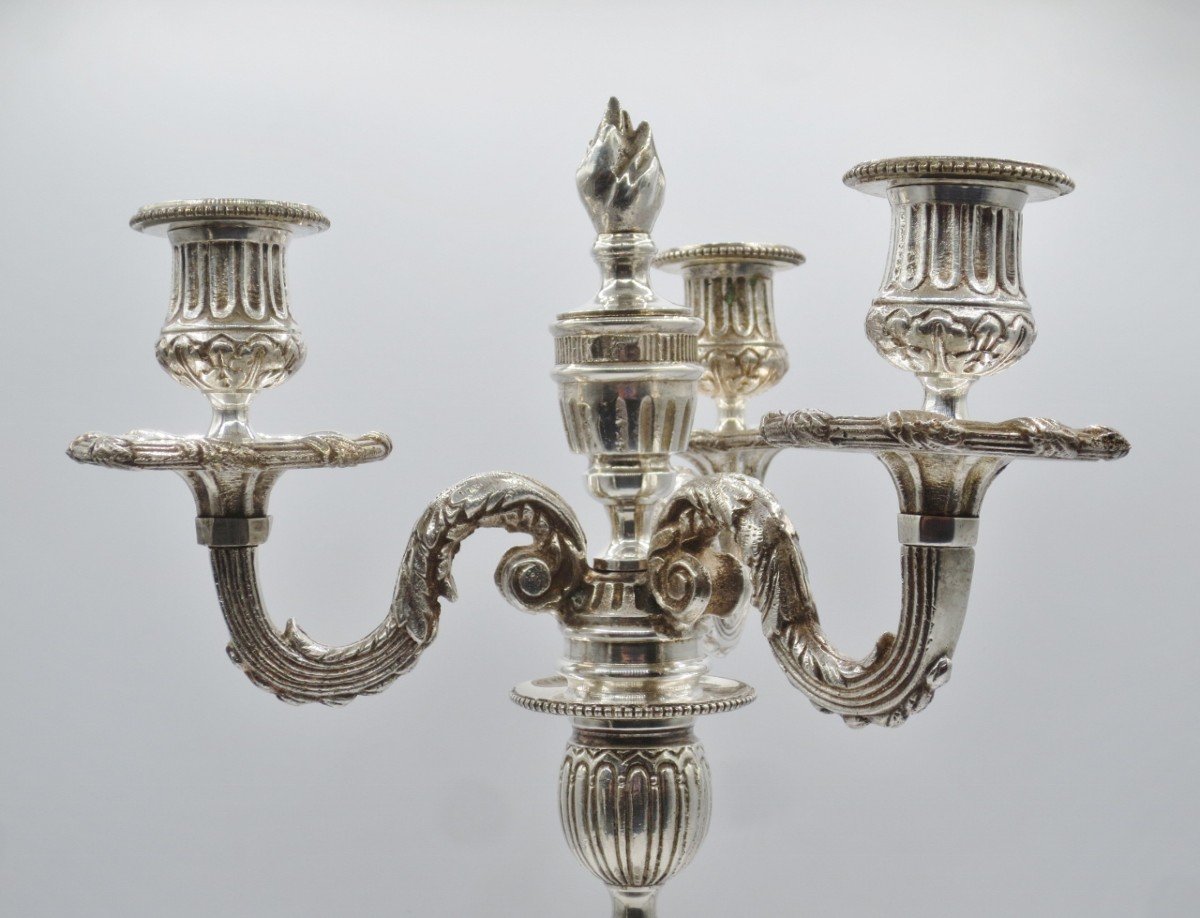 Pair Of Louis XVI Candelabra. -photo-4