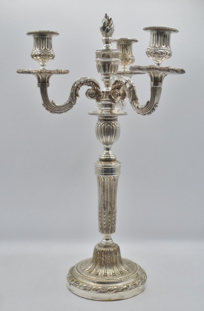 Pair Of Louis XVI Candelabra. -photo-5