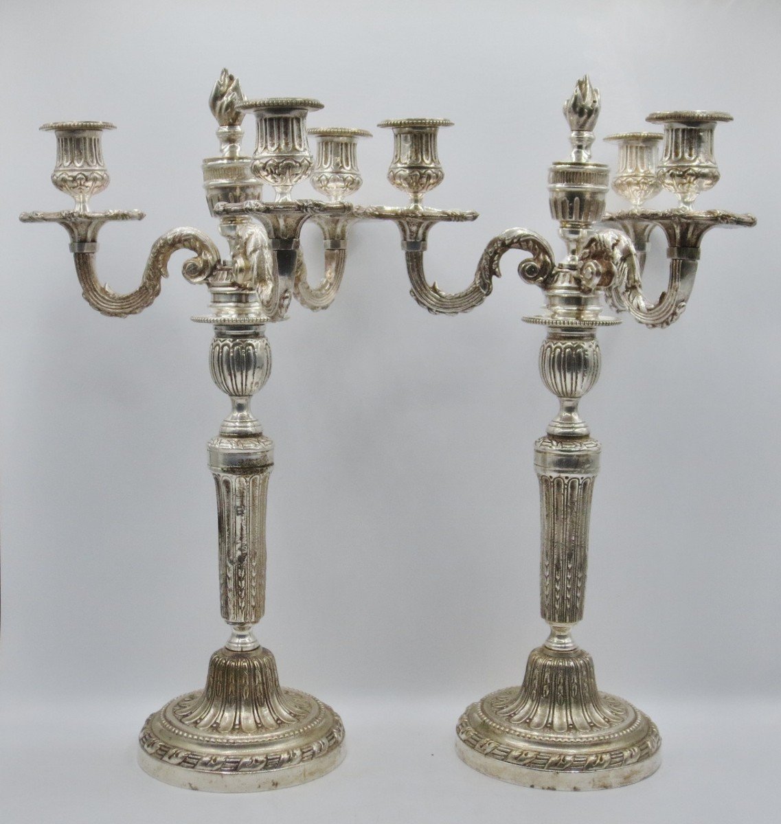 Pair Of Louis XVI Candelabra. -photo-7