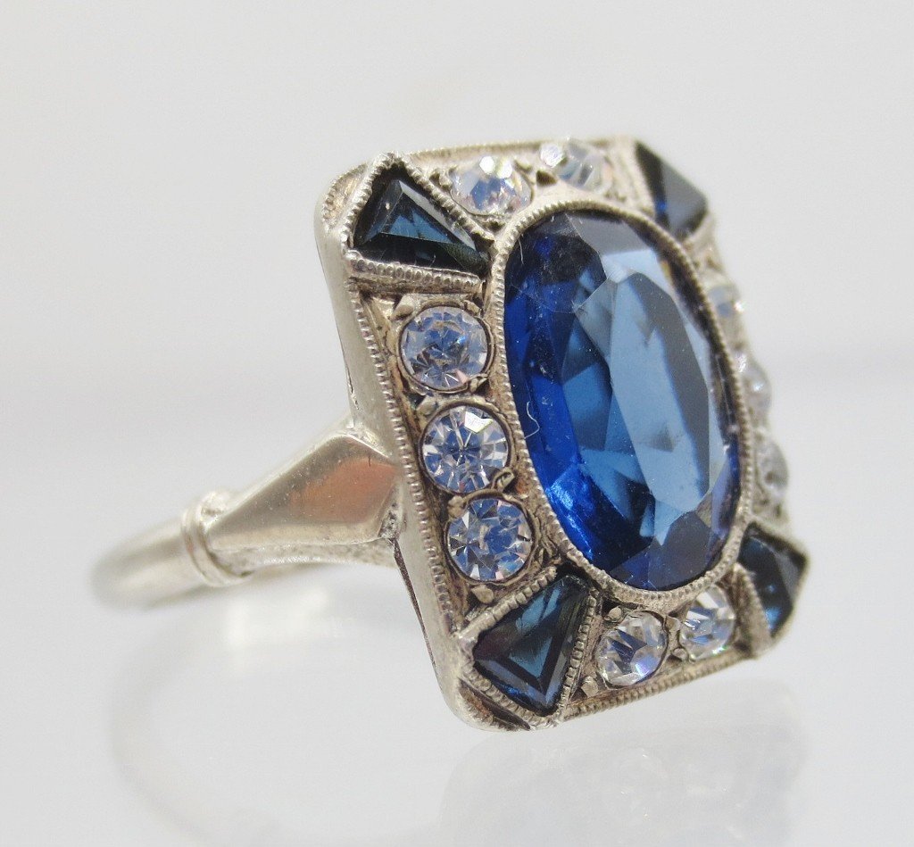 Art Deco Ring.  -photo-4