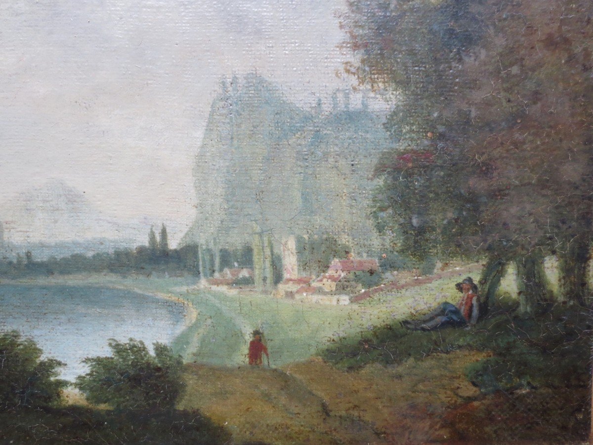 Pair Of Italian Landscapes, Late 18th Century.  -photo-4