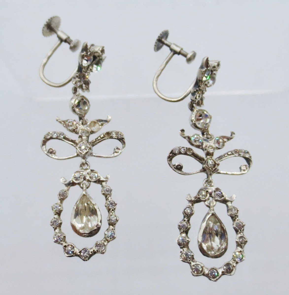 Pair Of Earrings, Late 19th Or Early 20th Century.-photo-4