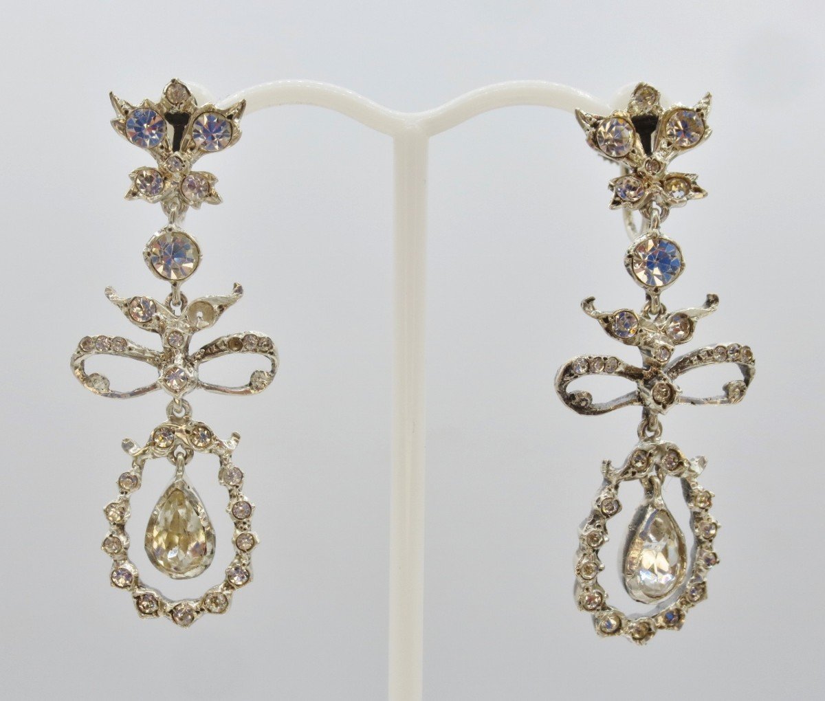 Pair Of Earrings, Late 19th Or Early 20th Century.-photo-6