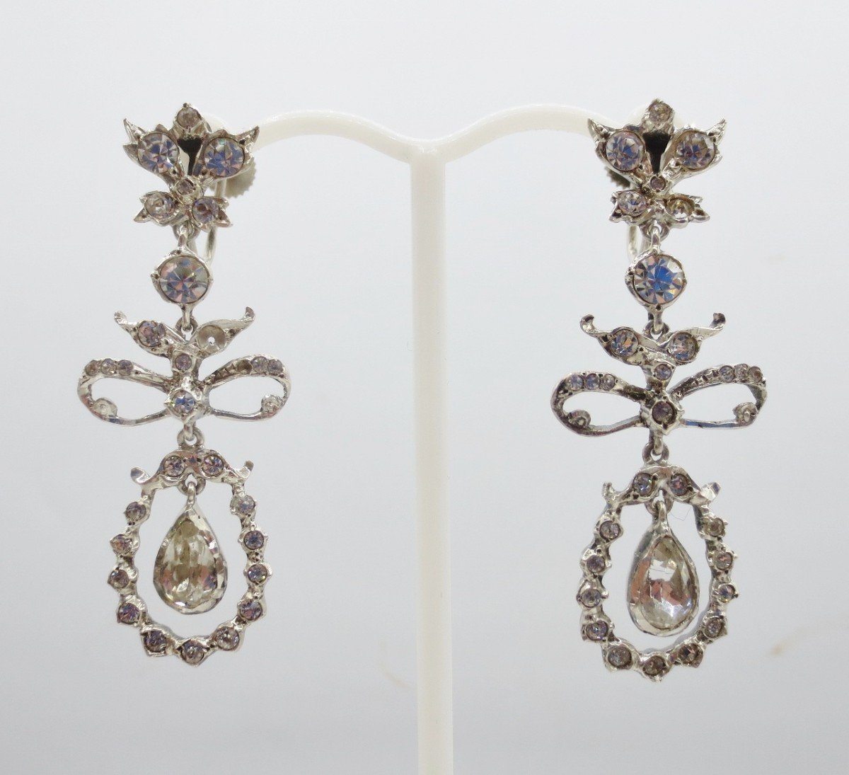 Pair Of Earrings, Late 19th Or Early 20th Century.