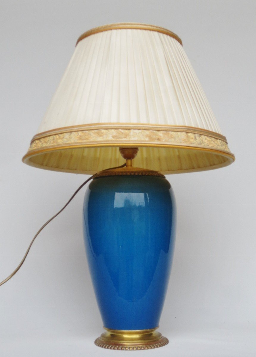 Lampe Porcelaine, Vers 1930.-photo-4