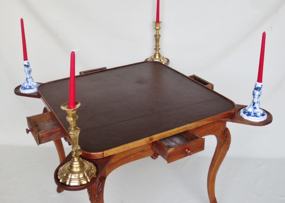 Lyonnaise Games Table, 18th Century. -photo-7