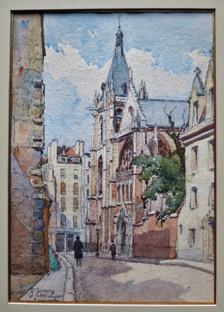 Streets Of Paris, Watercolors.-photo-3