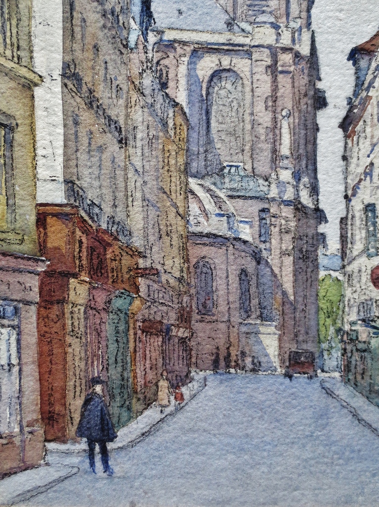 Streets Of Paris, Watercolors.-photo-1