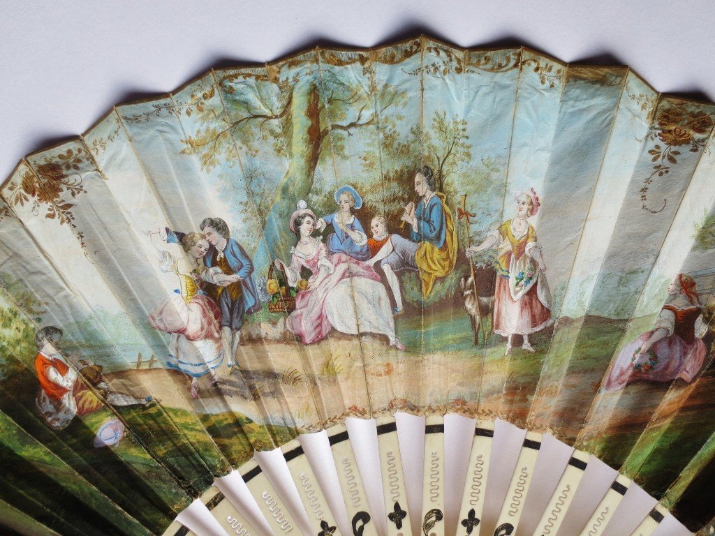 Fan, Second Half Of The Eighteenth Century.-photo-2