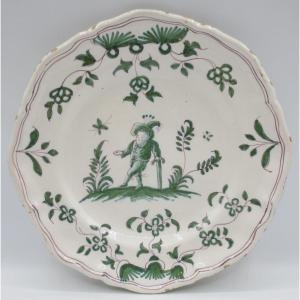 Moustiers Plate, 18th Century