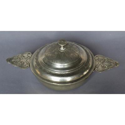 Pewter Bowl, Orleans Eighteenth Century.