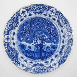 Delft Earthenware Dish, Eighteenth Century.