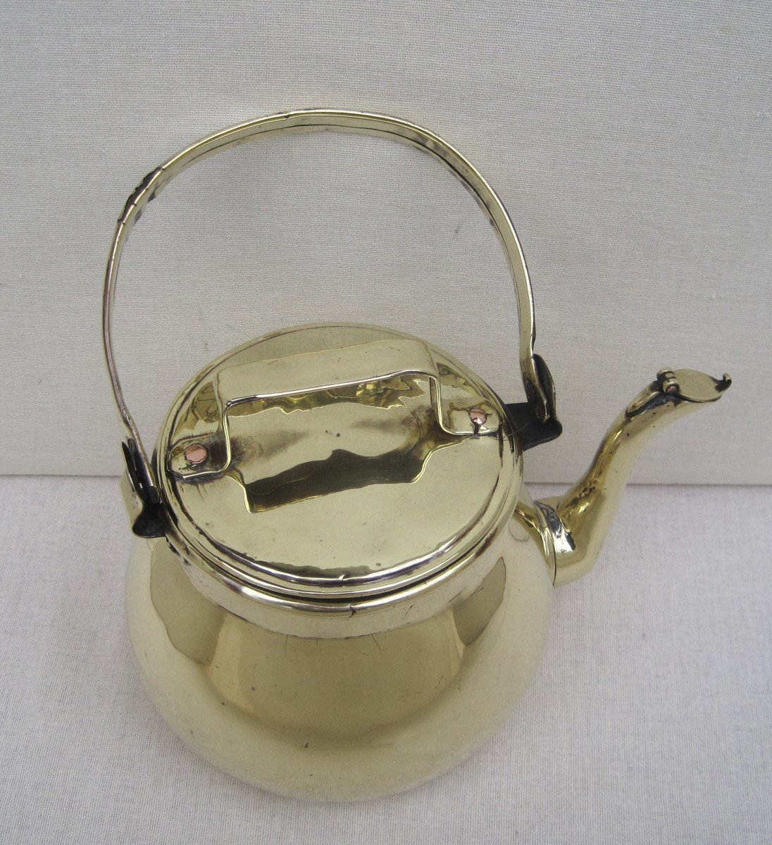 Small Brass Kettle. 18th Century.-photo-2