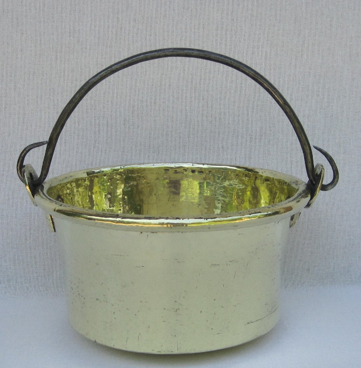 Brass Cauldron. 19th C.-photo-2