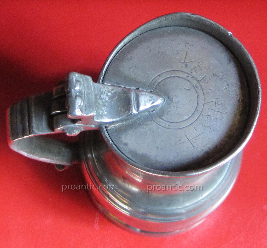 Pitcher Of Tin Ration. Chartres. Medical Tins. Nineteenth Century-photo-1