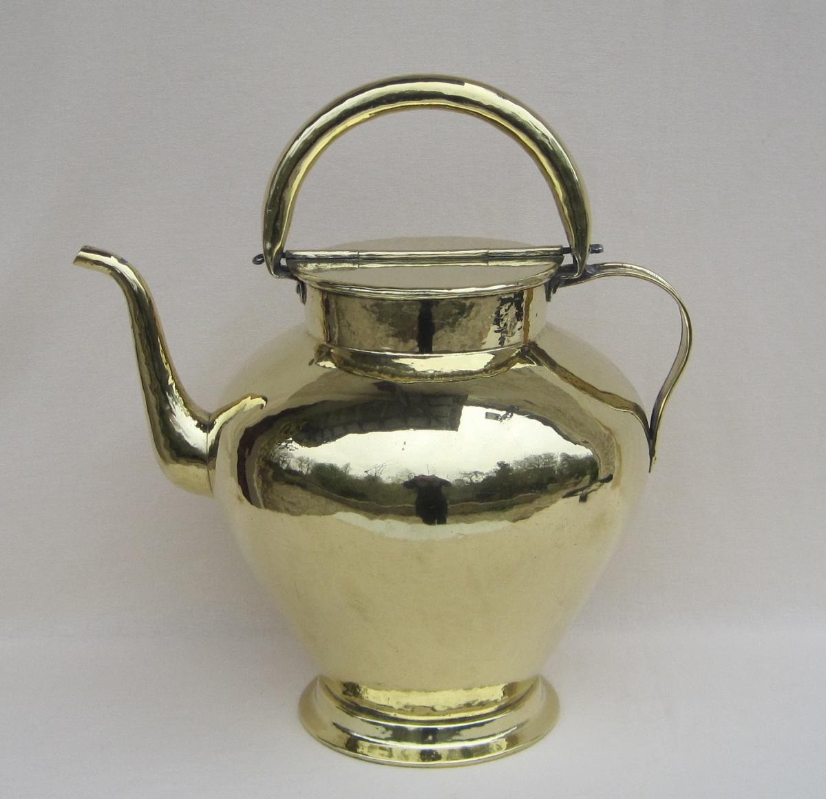 Oil Jug, Brass. Eighteenth-nineteenth Century.