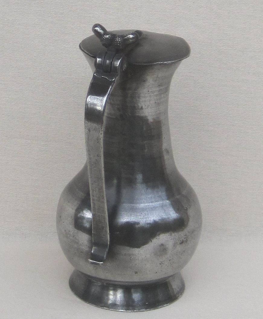 Pewter Pitcher. Argentan. Eighteenth Century-photo-3