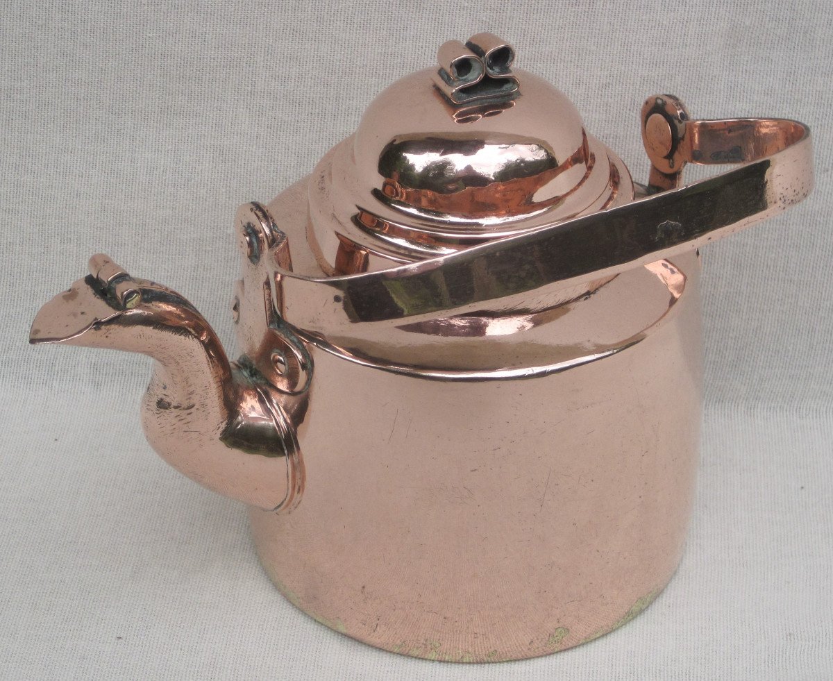 Small Copper Kettle. 17th Century.-photo-3