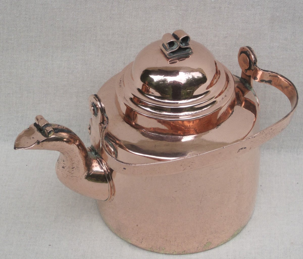 Small Copper Kettle. 17th Century.-photo-4