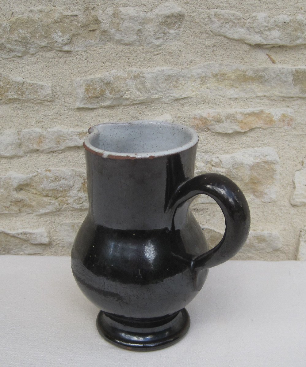 Pottery. Little Pitcher. Forge The Waters. 19th C.-photo-2