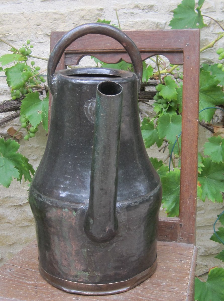 Copper Watering Can. 18th Century.-photo-3