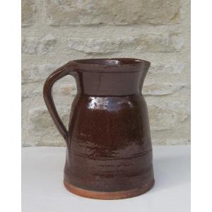 Pottery. Pitcher For Wine. Alsace.