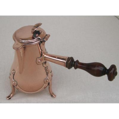Small Copper Jug. H: 14.7 Cm. Eighteenth Century