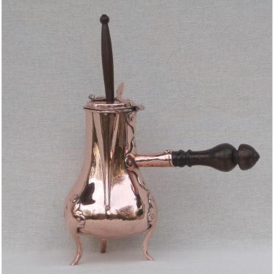 Copper Chocolate Maker. 18th Century.