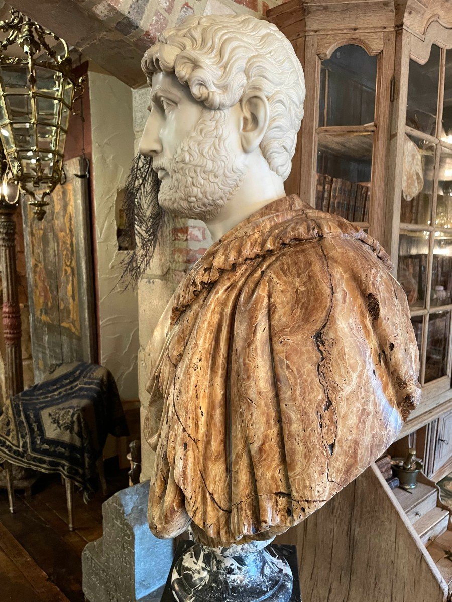 Bustes romains antiques en marbre -photo-6