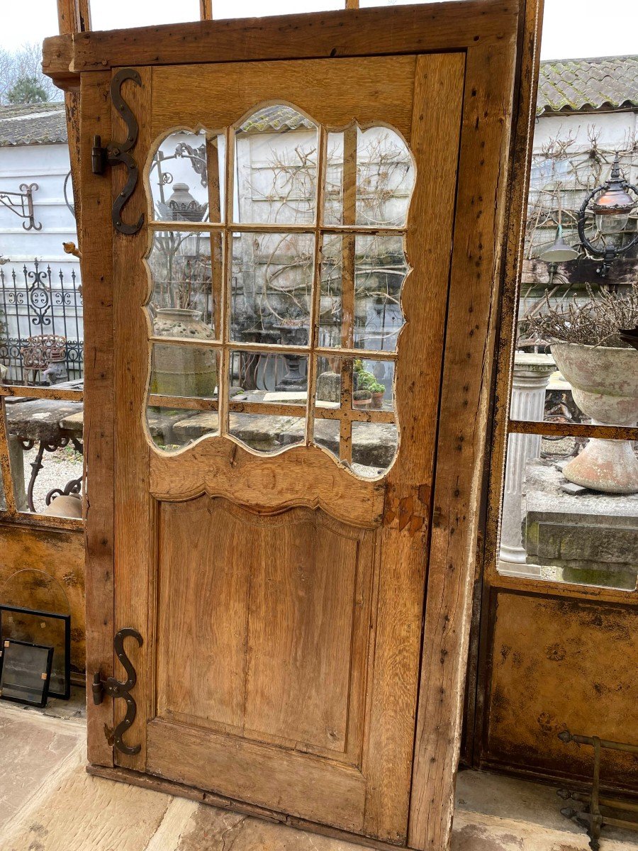 Antique Oak Interior Door