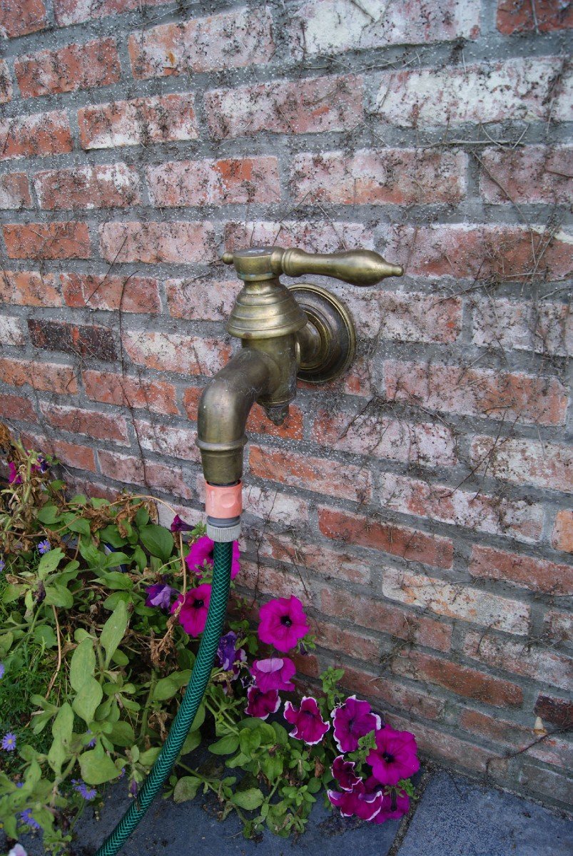 Exclusive Antique Taps, Cold Water Taps With Garden Hose Connection