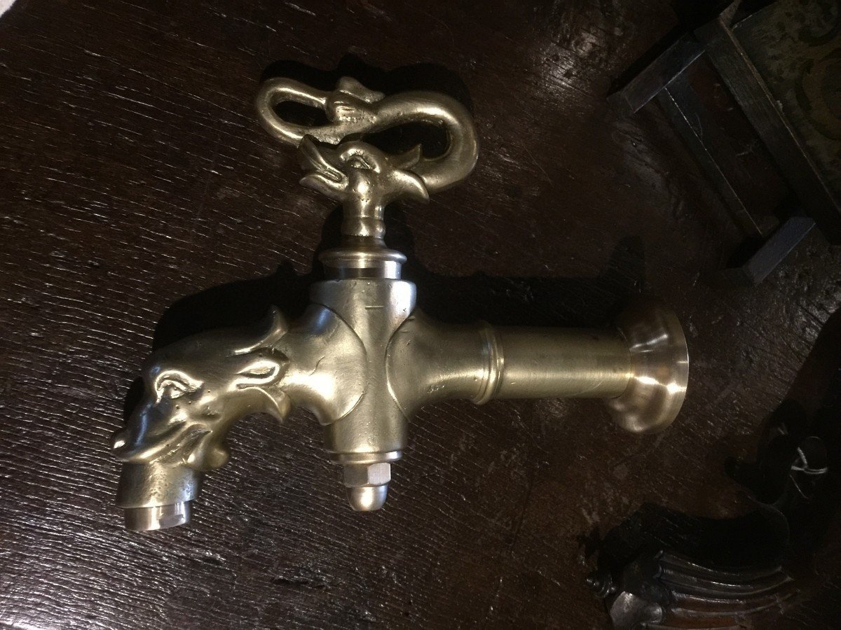 Exclusive Antique Taps, Cold Water Taps Connectable To The Existing Water Supply System