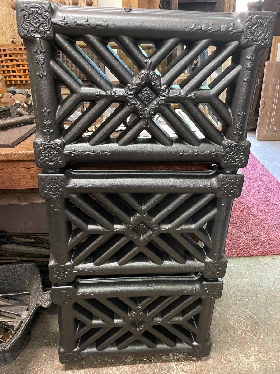 Antique American Cast Iron Wall Radiator-photo-2