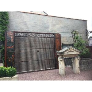 Entrance Gate Of Paris Wrought Iron 19th Century